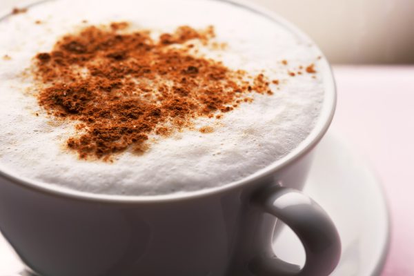 Food Drinks A cup of black coffee with foam 011938